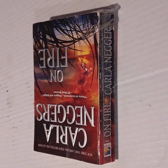 $4 Add-on "On Fire" by Carla Neggers - Paperback Novel - Picture 3 of 7